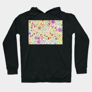 Flowers and Strawberries by Nicole Janes Hoodie